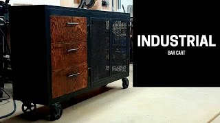 INDUSTRIAL BAR CART Built this to store our adult beverages. Hope you like it! Music by Joakim Karud http://soundcloud.com/joakimkarud.