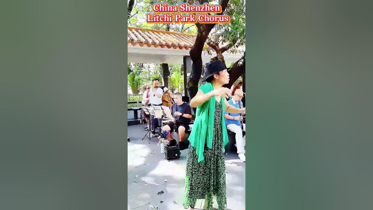 Shenzhen Litchi Park Choir, China, pays tribute to youth with songs#唱歌 #音乐 #dance #happy #健身 #中老年生活