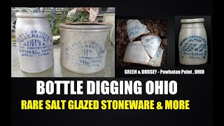 Hannibal Ohio Stoneware - Antiques - Bottle Digging - Trash Picking - Powhatan Point