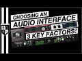 3 keys to choosing the perfect audio interface for a recording studio