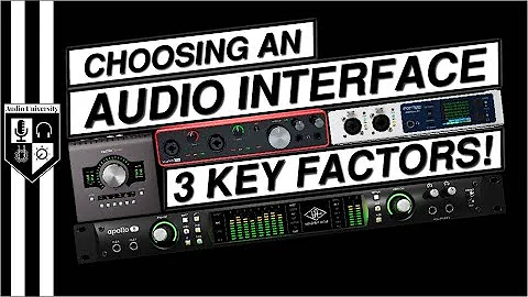 3 Keys To Choosing The Perfect Audio Interface For A Recording Studio
