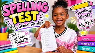 How Did I Do on My spelling Words! #test #education #learning #fun #school