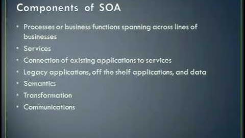 Introduction to Service Oriented Architecture (SOA)
