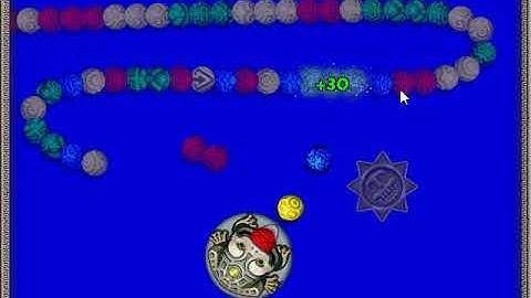 Zuma Deluxe: an underwater level idea