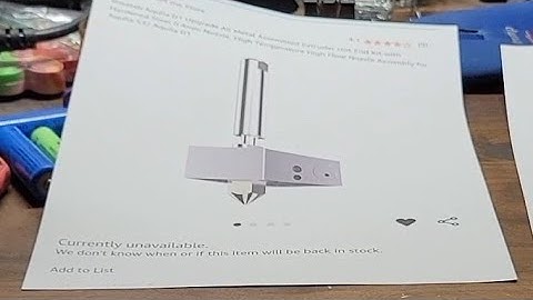 Voxelab Aquila D1 Hot end assembly