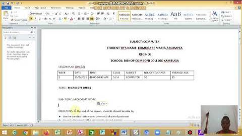 COMPUTER SAMPLE LESSON PLAN