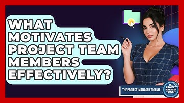 What Motivates Project Team Members Effectively? - The Project Manager Toolkit