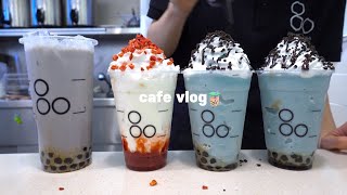 Sub)Would you like some milk tea? Another day of making milk tea Cafe Vlog, Choively, ASMR
