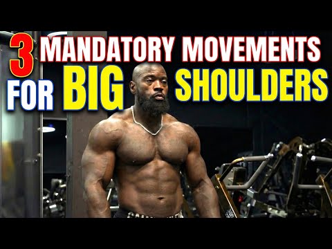 3 Must do movements for Big Shoulders
