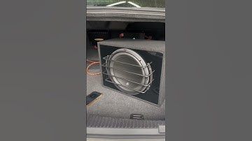 Pure bass JL W3, car subwoofer