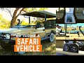 Go inside your safari vehicle for game drives with brave africa