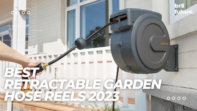 Giraffe Tools Retractable Garden Hose Reel 