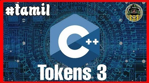 Tokens 3  | Tokens in C++ | C++ programming language | C++ full course.