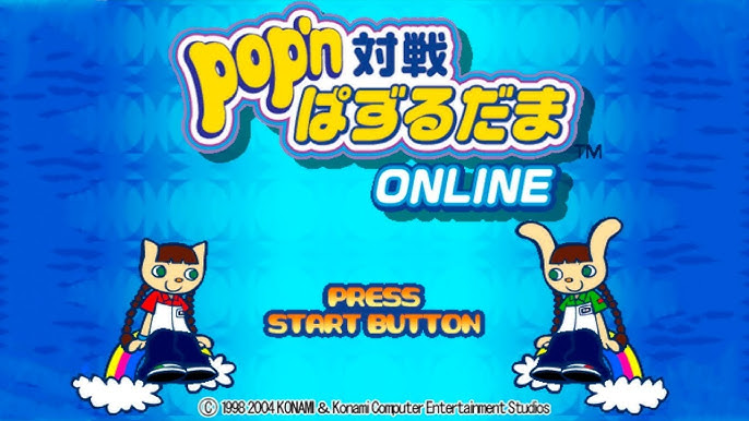 Popn Taisen Puzzle Dama Online Gameplay HD 1080p PS2 