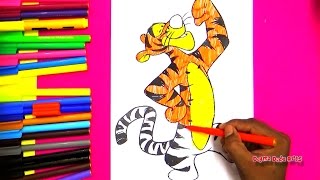 Winnie The Pooh Tigger Coloring Pages | Coloring book For Kids