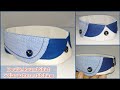 How to sew Shirt Collar Round design | Double collar pattern