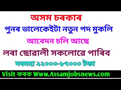 Latest Assam Government Jobs Recruitment 2020 Vacancies Posts - Apply For 39 APSC Research Assistant