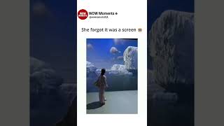 She forgot it was a screen 😭 Net Worth