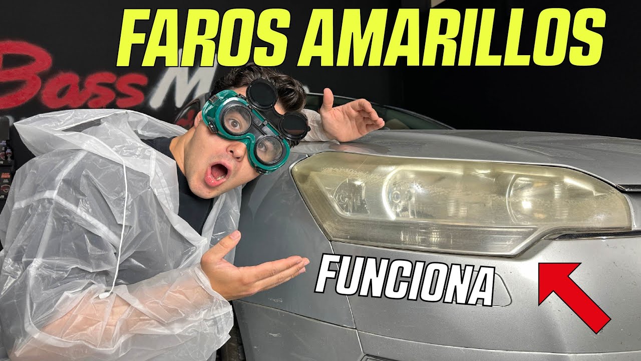 Cómo pulir correctamente los faros de tu coche y no morir en el