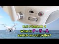 DJI Phantom 3 / 4 - What is P - S - A switch on controller? ATTI Flying Mode! | MicBergsma