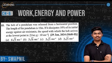 The bob of a pendulum was released from a horizontal position. The length of the pendulum is 10m.