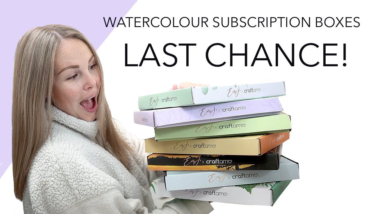 Watercolor Subscription Box - Kits for Kids & Adults