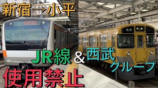 【遅延＆大雪】新宿から小平まで”JR線＆西武グループ禁止”で移動するとこうなります