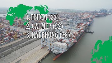 3 cảng biển VN lọt TOP 100 cảng container có lưu lượng hàng hoá qua cảng lớn nhất thế giới