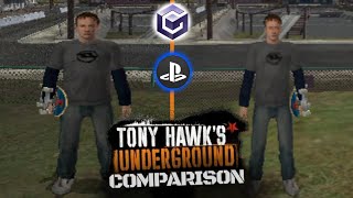 Tony Hawk's Underground PS2 vs GameCube Comparison