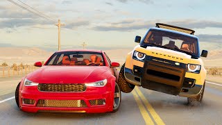 Overtakes and Car Crashes #01 🔥 BeamNG Drive