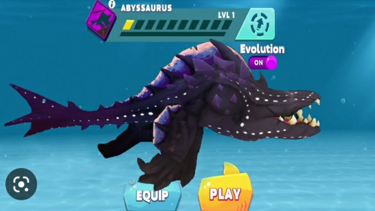 Abyssaurus Hungry shark evolution abyssaurus - YouTube
