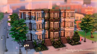 Таунхаусы в Сан-Мишуно 🏢 | Симс 4: Строительство | New York Yownhouses | The Sims 4: Speed Build
