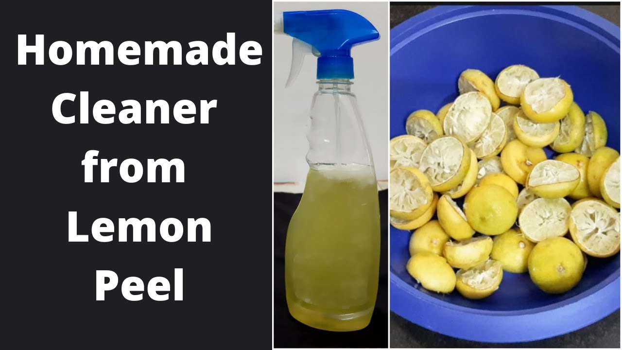निम्बू के छिलके से बनाये क्लीनर Homemade Cleaner from Lemon Peel