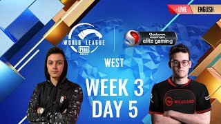 [EN] W3D5 - PMWL WEST - Super Weekend | PUBG MOBILE World League Season Zero (2020)