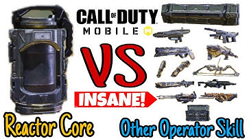*NEW* REACTOR CORE vs ALL OPERATOR SKILL & LETHALS in CALL OF DUTY MOBILE!
