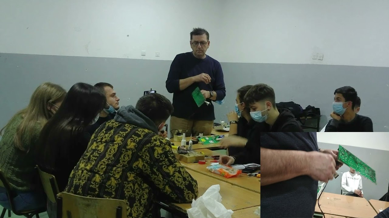 Ushtrim llaboratorik, evitimi i një gabimi të një pllake elektronike komanduese të makinës larëse