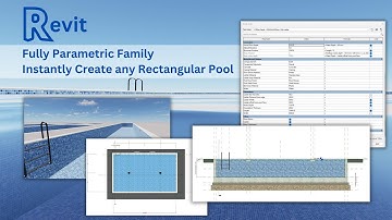 RECTANGULAR SWIMMING POOLS REVIT FAMILY
