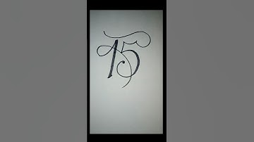 number in calligraphy l Stylish number l cursive counting #counting #numbers #cursivecounting