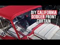 DIY California Dodger - Making the Front Curtain (2 of 3)