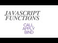 Js function call apply bind