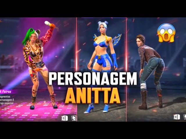 Anitta será personagem de Free Fire e terá música exclusiva dentro