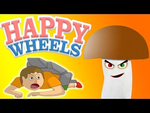 видео: Кровожадные Грибы! (Happy Wheels)№15