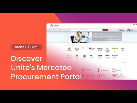 [Series 1, Part 1] Discover Unite's Mercateo Procurement Portal