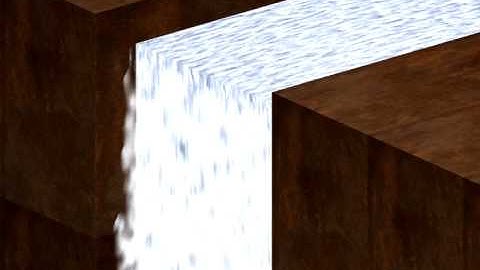 waterfall in 3ds max