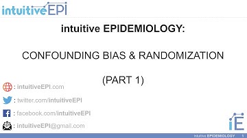 intuitive EPI - Confounding bias & randomization (Part 1)