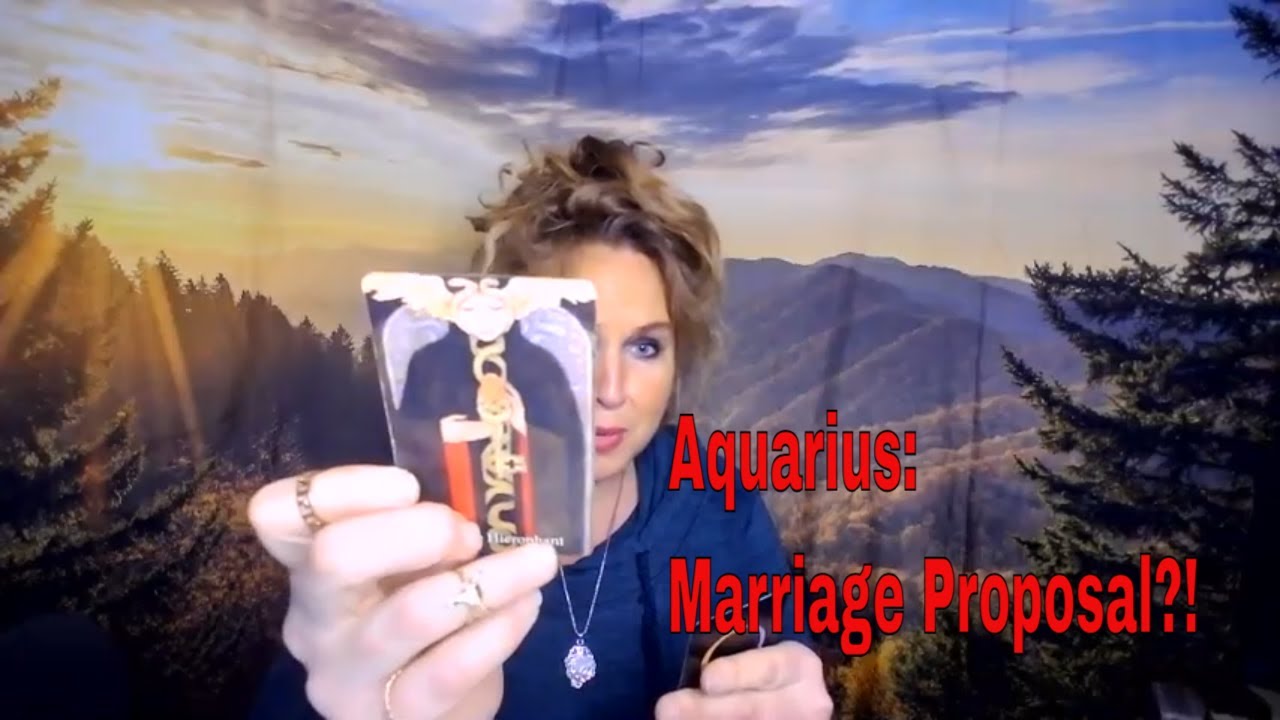 Aquarius (Highly Specific): Everything's about to get SERIOUS (in a good way)! Marriage!