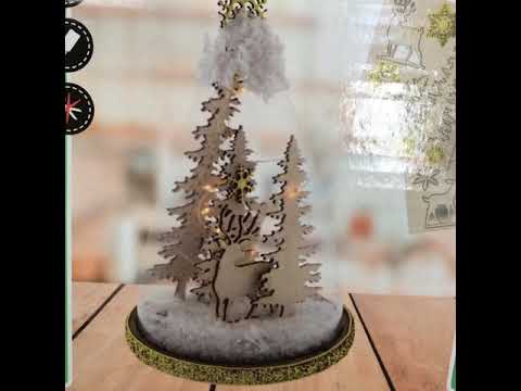 DIY kerst stolp -