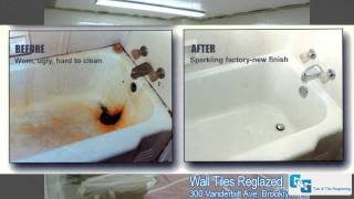 Video shows before and after photos of our work, call us today for
free estimate (718) 369-9700 or visit website more info
http://www.reglazingnyc.co...