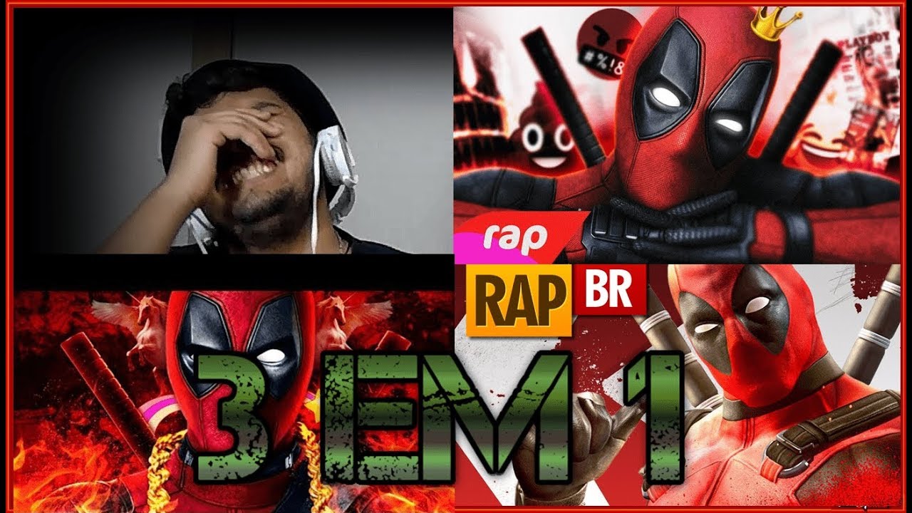 Deadpool Raper 🤪REACT 3 EM 1 | Rap do Deadpool -NERD HITS // RAP DO DEADPOOL (7MZ ...