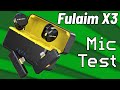 Fulaim X3 Wireless Microphone | Fulaim X3 Sound Test | Fulaim X3 Review